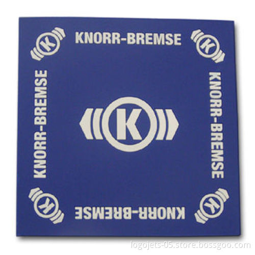 Coaster, Made of Soft PVC, with 2D Effect, Customized Logos and Designs are Available